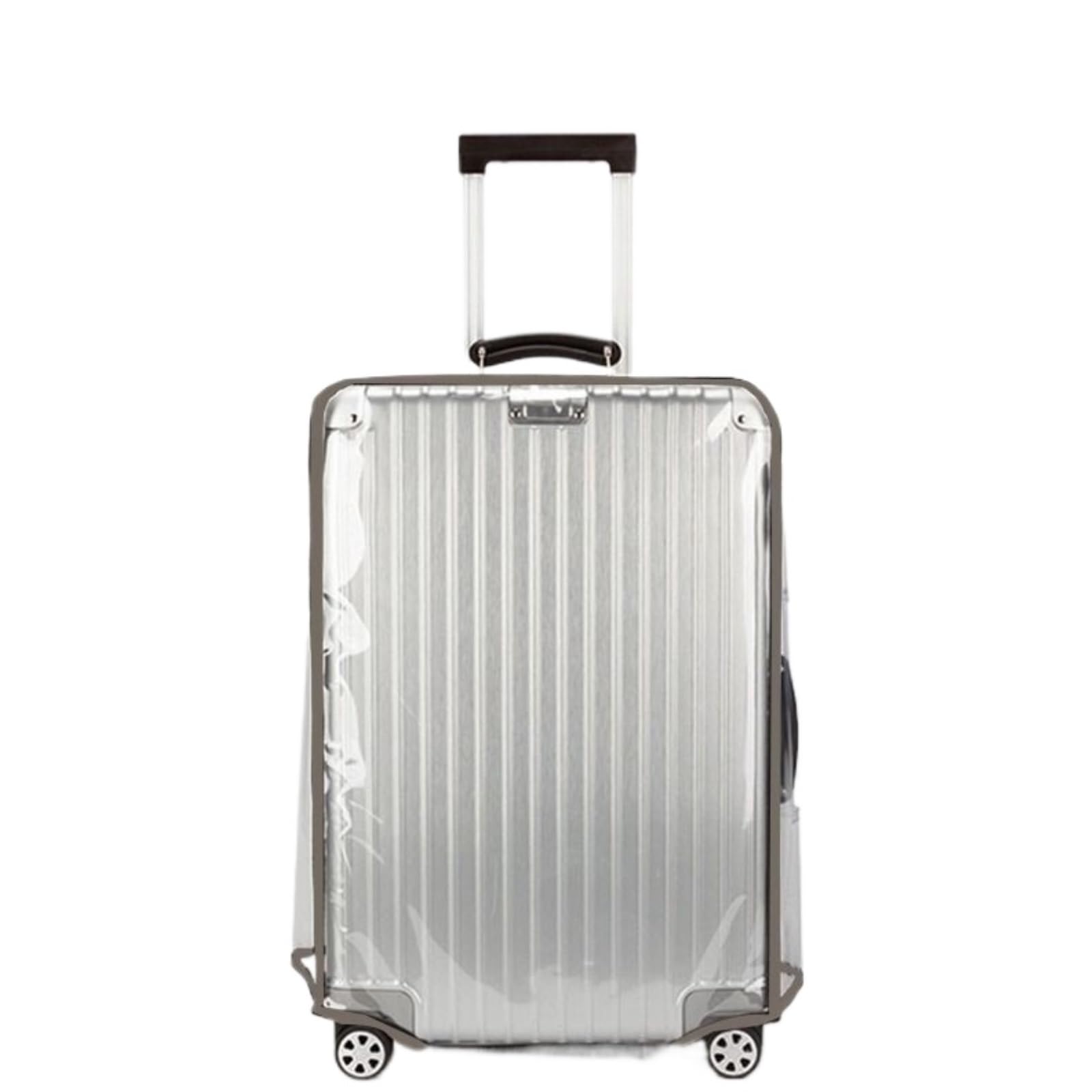 Copri Valigia 2 Pezzi di Copertura Trasparente for Bagagli da Viaggio Coperture protettive for Bagagli Impermeabili Coperture protettive Antipolvere for Valigia da 16-30 Pollici(24Inch)
