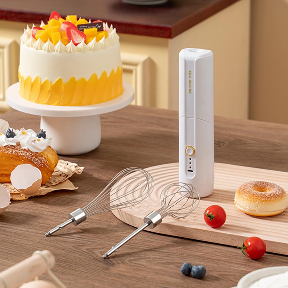 Frusta A Mano Semiautomatica Valink In Acciaio Inox | Frullatore Meccanico Per Uova, Salse E Pastelle | Senza Batterie