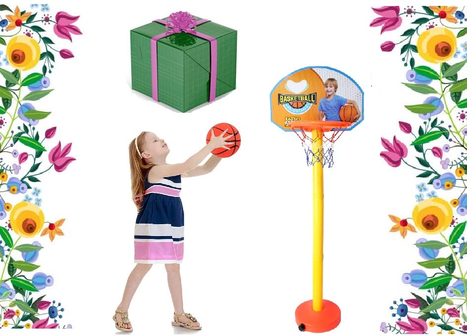 BOXO Diwali Toy Gift for Kids with Gift Packing Wrap (Adjustable Basketball for Kids) (B0BG5H3MMN) Amazon Price History, Amazon Price Tracker