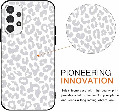 Miniatura 3 de Paquete de 2 fundas de teléfono para Samsung Galaxy A13 4G de 6.6 pulgadas, diseño de leopardo de lujo, silicona suave, TPU a prueba de golpes, para