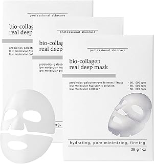 Máscara de colágeno, máscara profunda real de...