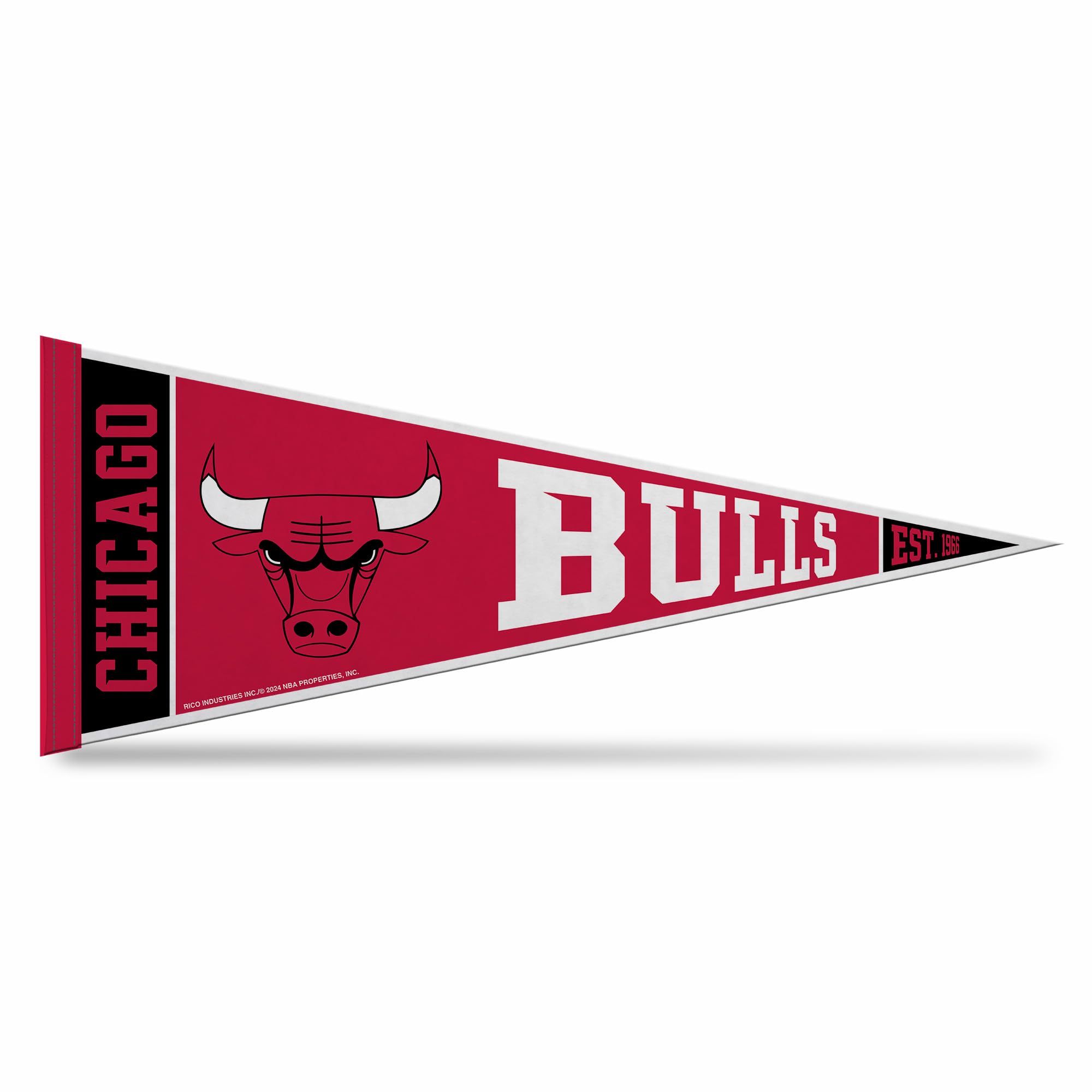 Rico Industries NBA Basketball 12" x 30" Felt Wall Décor Pennant - Great for Home/Bed Room/Man Cave Décor