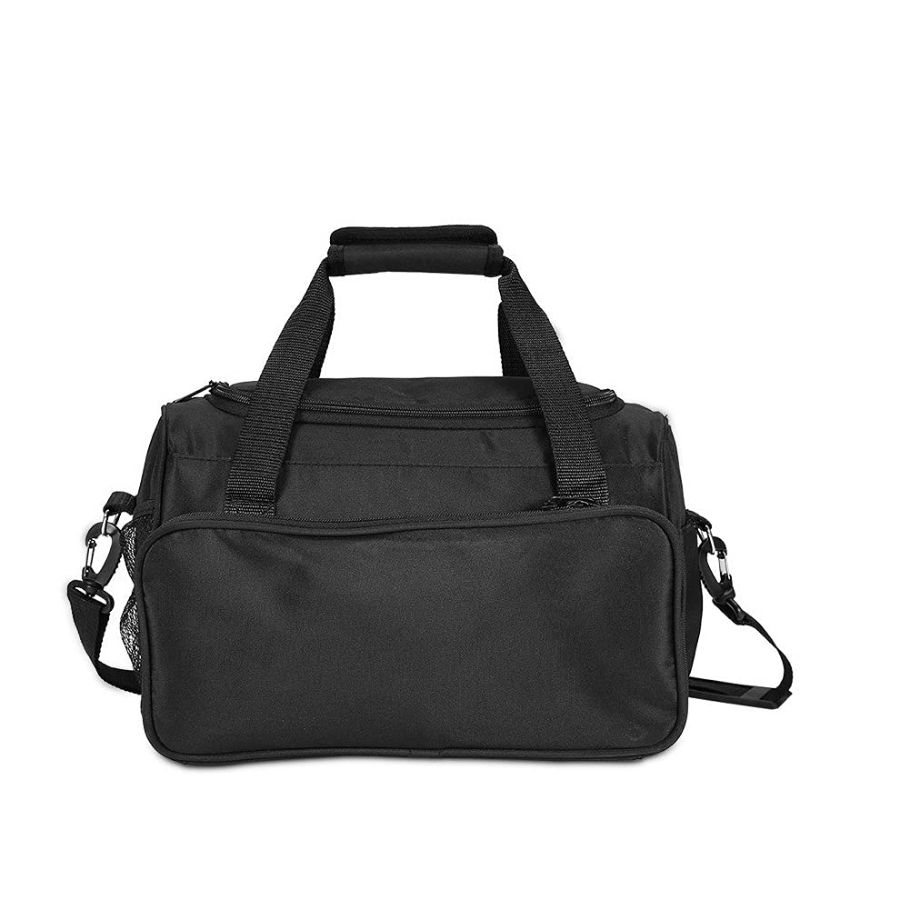 Hairdressing Tools Bag - Salon Barber Handbag, Portable Scissors Comb Holder, Hairstyling Case, Travel Luggage Pouch, Styling Bag for Hairdresser Supplies (Black)