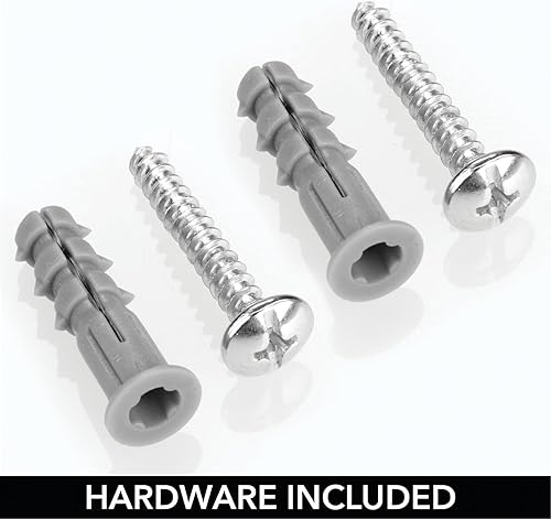 Miniatura 4 de mDesign. - Toallero de metal moderno, para montaje en la pared, y organizador con estante de almacenamiento, para toallas de baño, paños de baño,