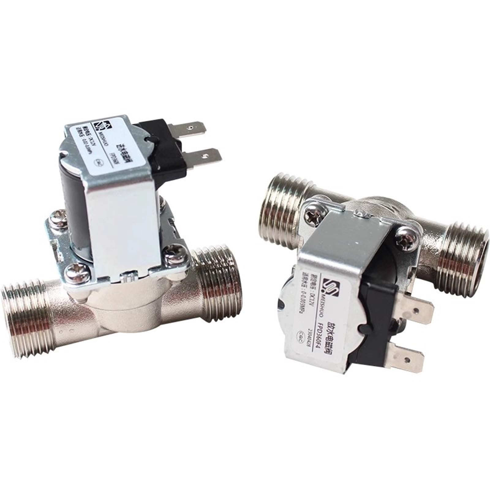 Mosiężny zawór elektromagnetyczny DC 12V DN15 G1/2, normalnie zamknięty przełącznik wlotu wody z filtrem, 1 sztuka