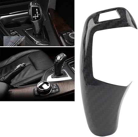 Amazon Gzyf 車用 ギア シフトノブ カバー トリム インテリアパネル 高級感 リアル カーボンファイバー製 アクセサリー ドレスアップ 車種専用設計 Bmw 1 2 3 4 5 シリーズ F F30 F31 F34 1個 ドアトリム 車 バイク