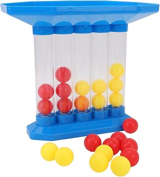 Alomejor Bounce Ball Game, Plastic Jumping Connect Funny Ball Board Game Table Top Battle Game for Adults Kids Family Party