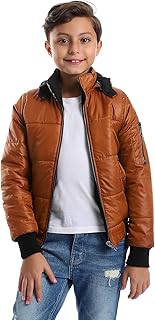 جاكيت بوجهين وسوستة إغلاق للأولاد من اندورا - 36W24B0403