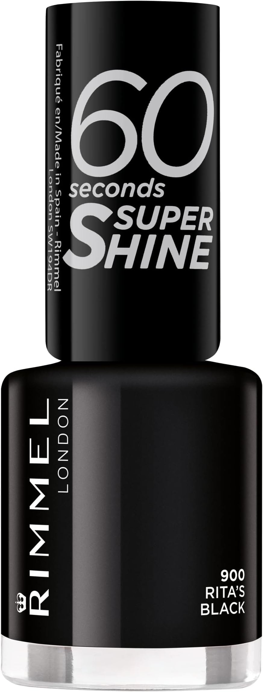 Rita Ora 60 Seconds Nail Polish, Shades of Black Rita's Black