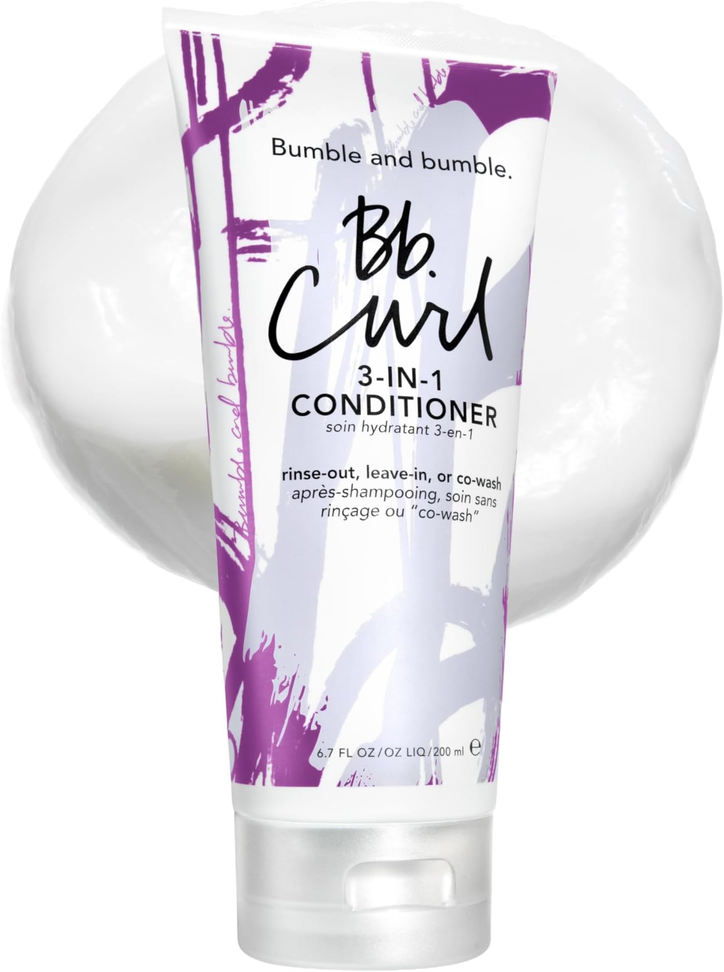 Curl 3-in-1 Conditioner | For Moisturized Curls | Frizz Control + Color Safe | Coily, Curly, Wavy | With Jojaba, Avocado + Coconut Oil | Standard Size