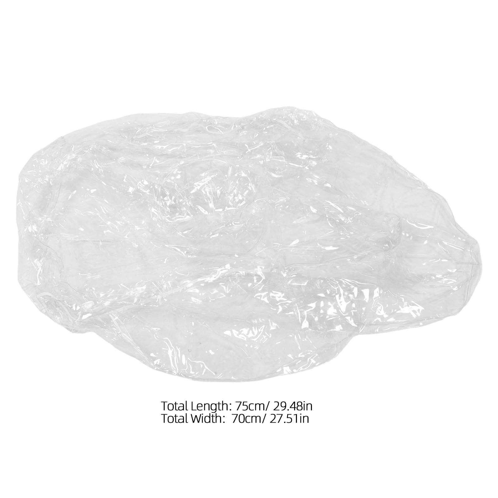 NUOBESTY Funda Transparente para sofá o de Peluche, Impermeable, de PVC, para Guardar Juguetes de Peluche, Organizador Grande y Transparente para Habitaciones de niños.