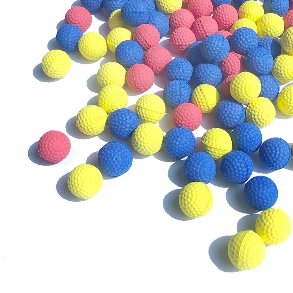 Rival - Paquete de recarga de 100 rondas, reemplaza bolas redondas de espuma para niños pistolas de juguete (colores mezclados) 3