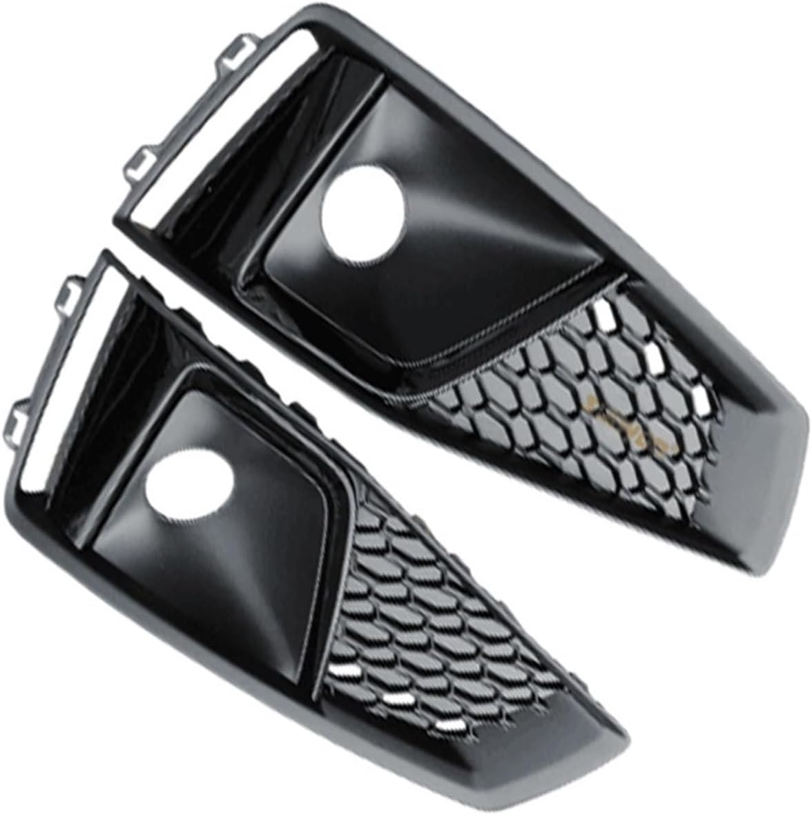 Racing Grills Front Fog Lamp Cover Fog Light Guard,Compatible for Audi S4 Sport Bumper Only 2019-2020 Car Accessories