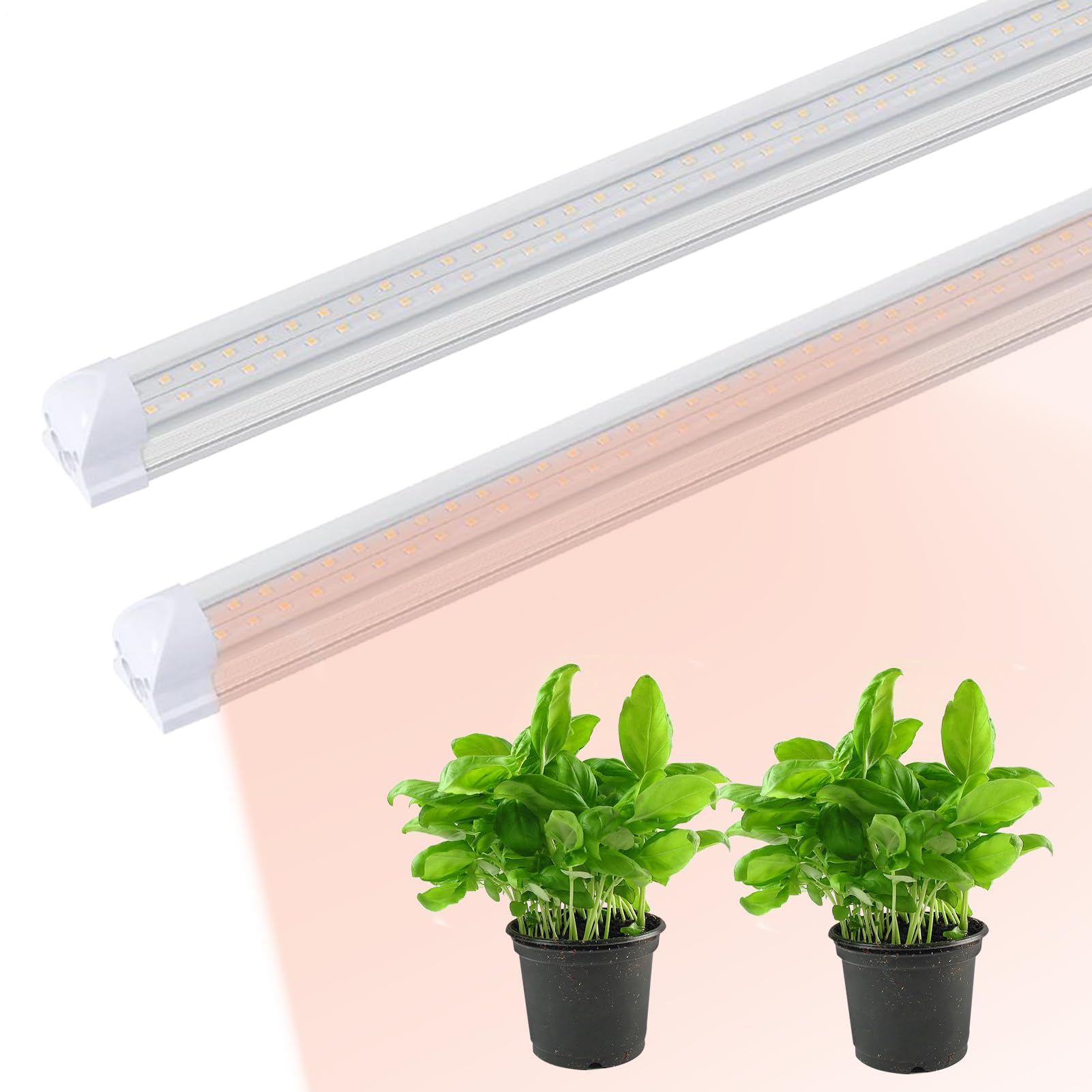 Lampa dla Roślin Łączone, Energooszczędne | Lampa uprawowa LED T8 60 cm pełne spektrum Sadzonki Kwiaty Warzywa Rośliny Domowe Systemy Hydroponiczne Szklarnie
