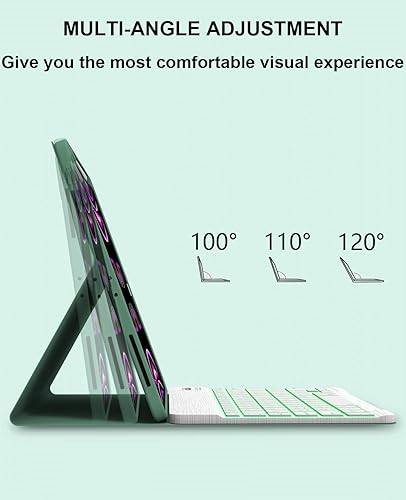 Miniatura 4 de Funda de teclado para iPad Pro de 12.9 pulgadas, 4 generación 20205 generación 2021, soporte de carga de lápiz integrado, teclado magnético BT