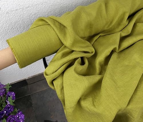 Soft Apricot White Linen Fabric – Premium Quality, Linen Flax,