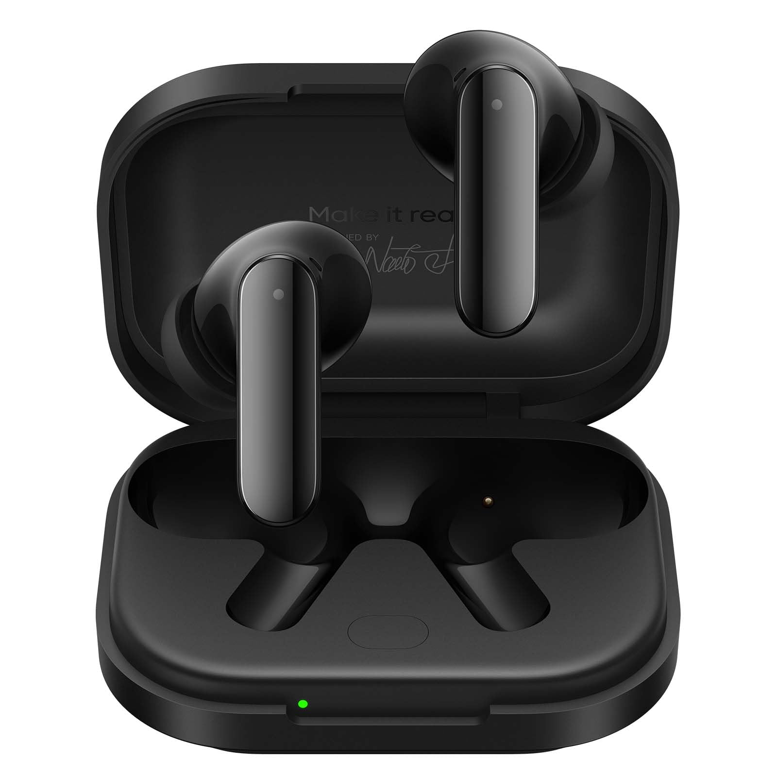 realme Buds Air 8 Pro Cuffie Bluetooth 55dB ANC adattiva, Auricolari Wireless con 11+6mm Doppio DAC Driver e 50 Ore Autonomia, Ear-by AI Assistente, Hi-Res LHDC 5.0 ​​Audio, Bluetooth 6.1 e IP55, Nero