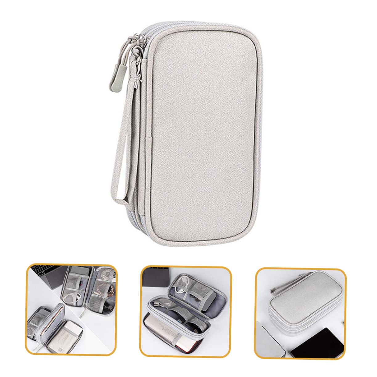 Hemobllo 3 Stücke Lagerung Tasche Zipper Design Und Zarte Kopfhörer Tasche Für Kabel Tasche
