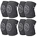 Almohadillas de Seguridad Deportivas, 4 Pares, para bebés, cojín para Codo para niños, Equipo para Gatear, Cuidado del bebé Diademas 6 Meses (C, One Size)