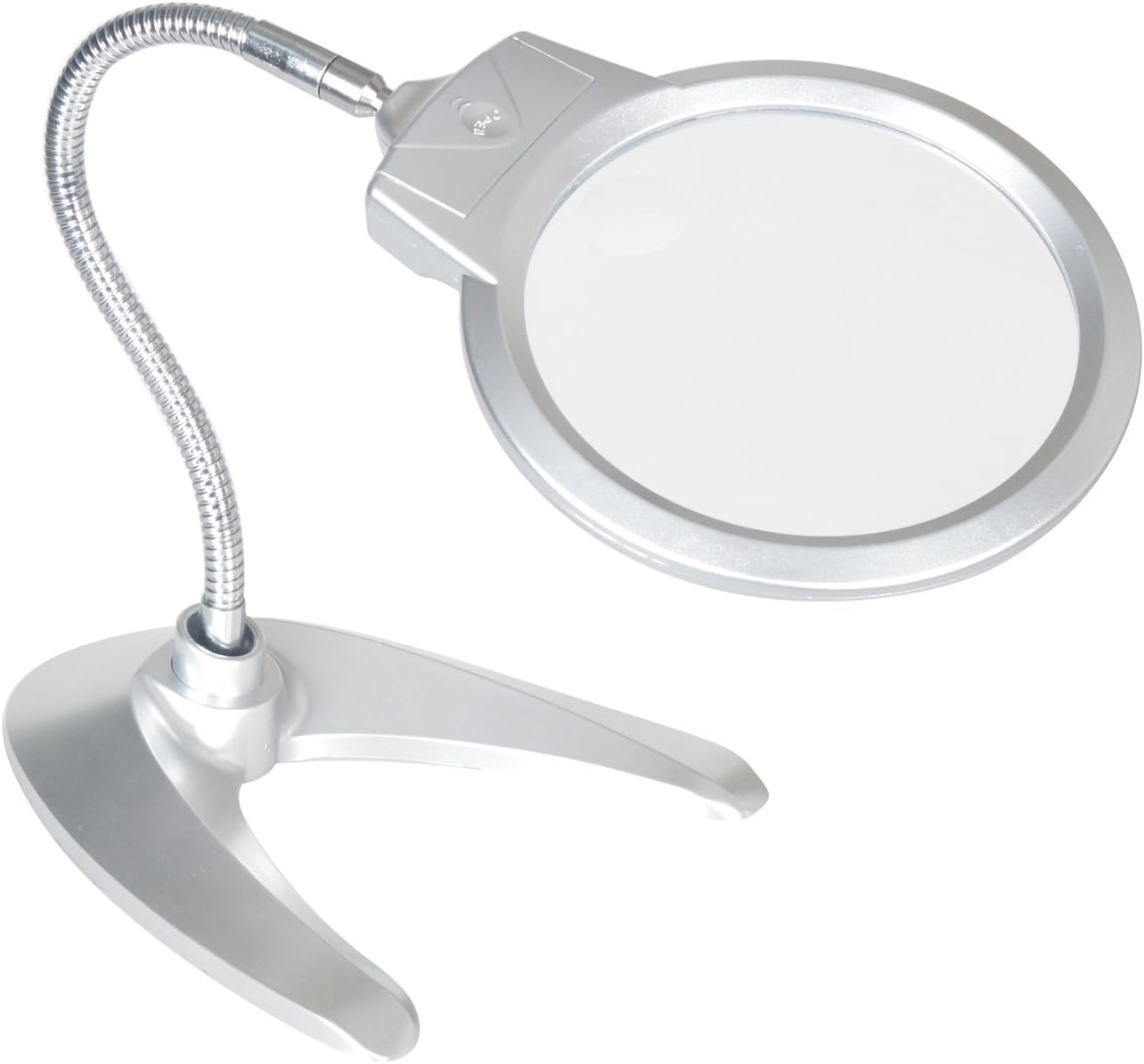 2X 5X Desktop Magnifier with 2 LED Jumbo Lens