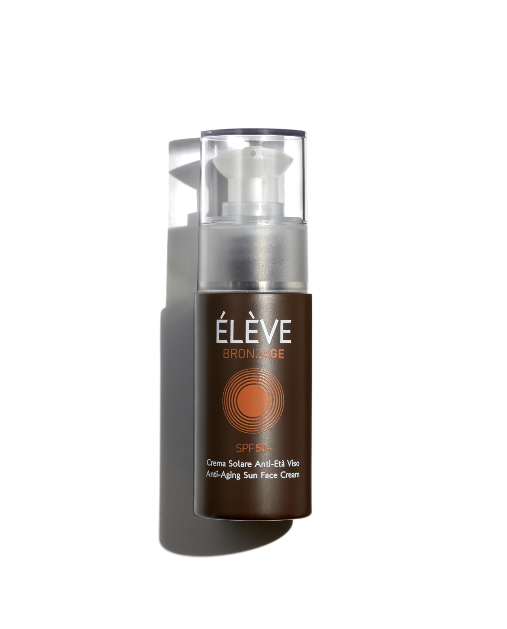 ÉLÈVE Crema Solare Viso SPF50+ Anti-Età – Protezione UVA/UVB ad Ampio Spettro, Azione Antiossidante Anti-Macchie e Rughe, Texture Leggera Non Untuosa, Ideale come Base Trucco – 50 ml