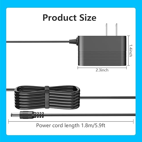 Miniatura 5 de Reemplazo del adaptador de corriente de 9 V para Schwinn130 170 190 510u 590u A10 bicicleta de fitness vertical 411 430 470 490 máquina elíptica 230