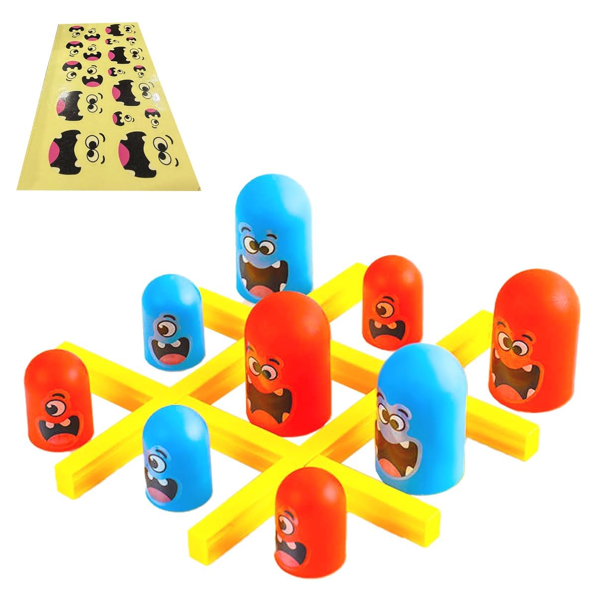 MRSXXNTY Tic Tac Toe Game for Kids and Family,Fun Strategy Board Game,Strategy Head to Head Games,Puzzle Game Suitable for All Age Groups.
