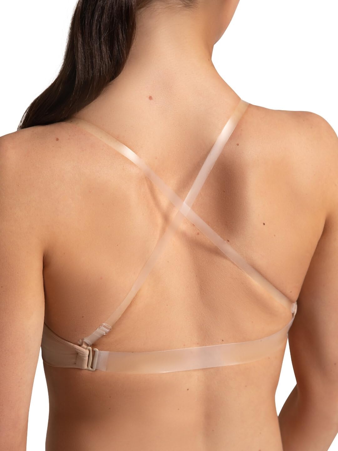 Capezio Women's Seamless Clear Back Bra With Transition Straps - Image 5