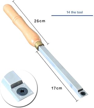 HSS Lathe Chisels Set,5 Pcs Wood Turning Chisel Set for Professionals or Hobbyist Wood Working for Wood Craft Woodworking