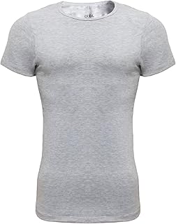 كول فانلة داخلية نصف كم برقبة دائرية للرجال (عبوة من قطعة واحدة)