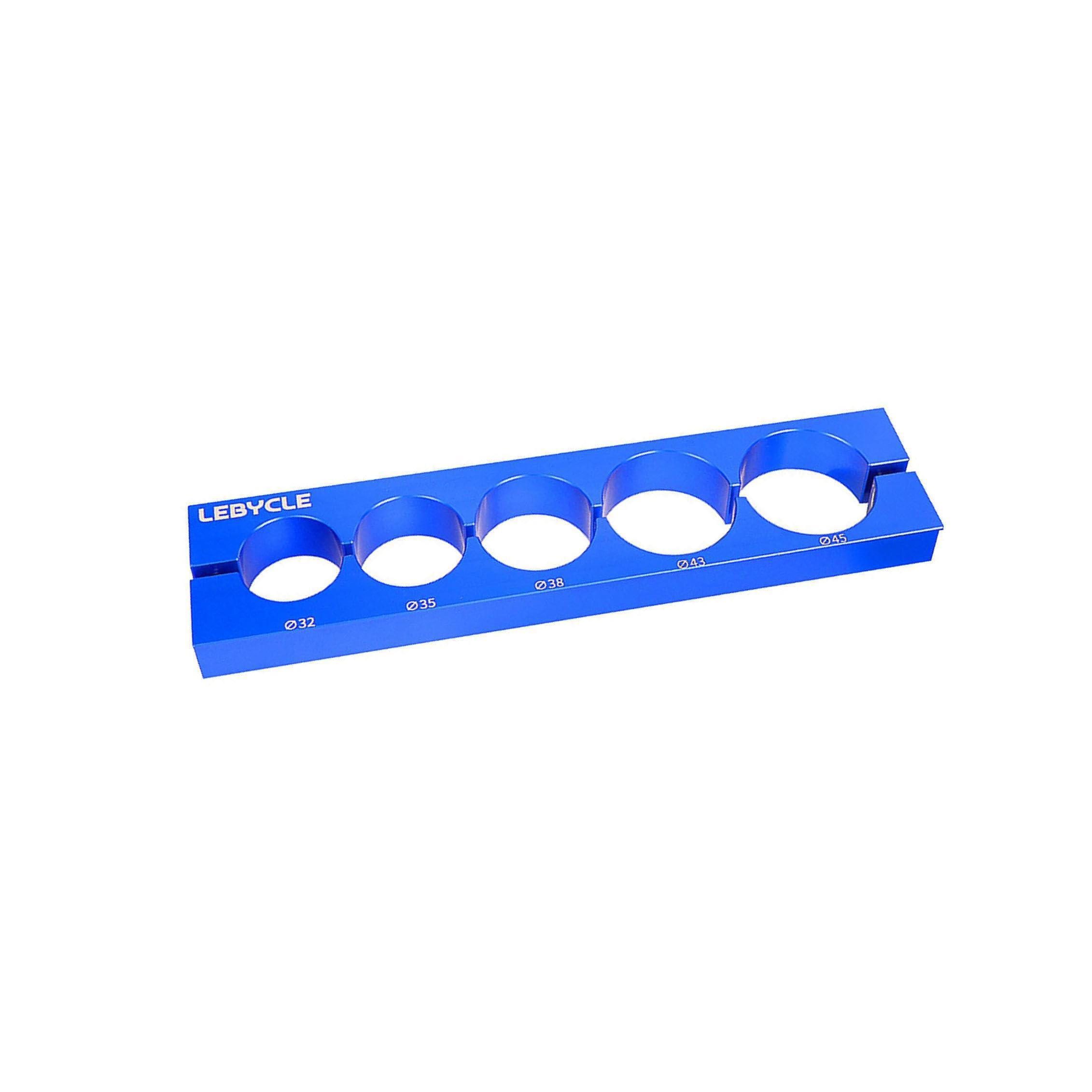 Lixsazse Blue Bike Front Fork Chain Wheel Rear Shock Fixture Cnc Integrated Milling Sturdy Aluminum Alloy To Be Used Vise. Vice Jaw Vise Bicycle Pedal Hub Clamp, 32 To 45