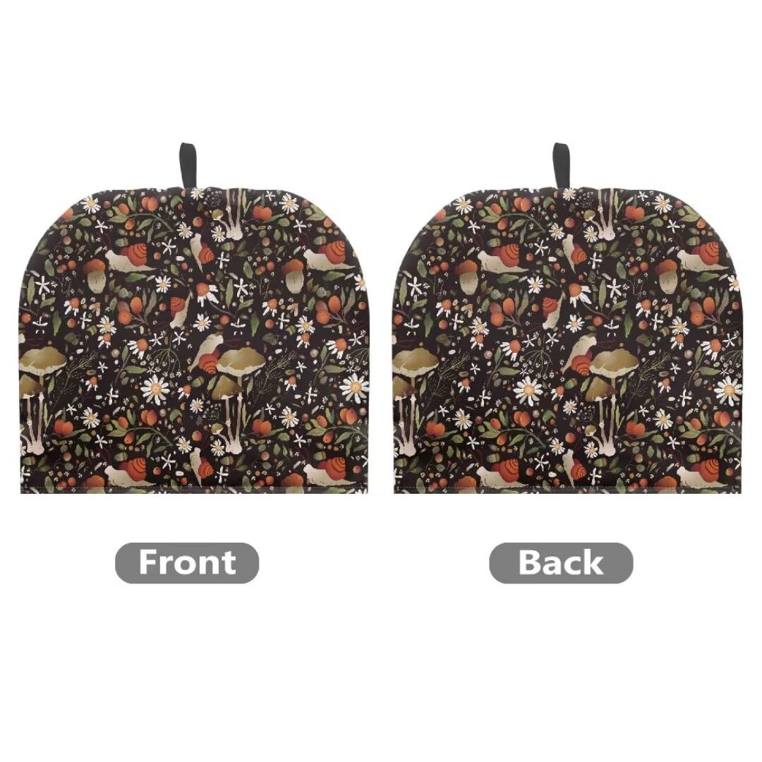 ORGYPET Mushrooms Teapot Cozy for Home Decorative Tea Pot Cover for Kepp Warm Tea Pot Dust Cover for Office Breakfast Warmer Cover for Kitchen Decor Gift for New House