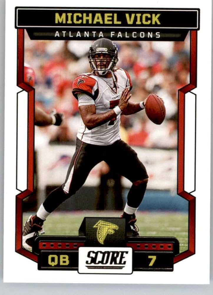 Amazon.com: 2023 Score NFL #43 Michael Vick Atlanta Falcons
