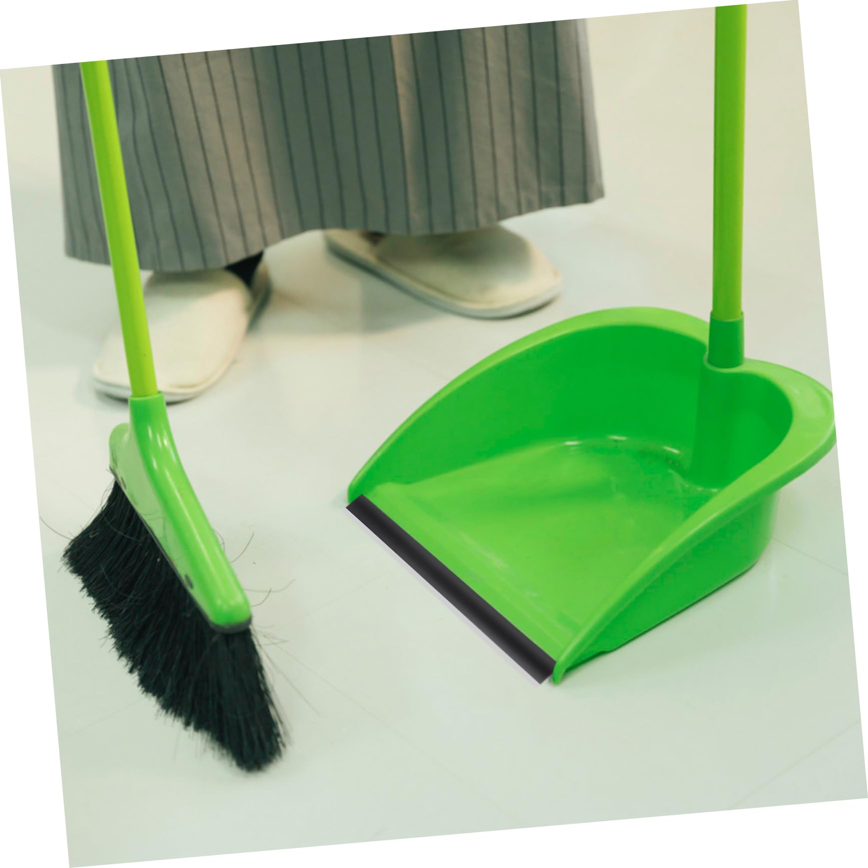 UKCOCO 4 Tiras de Goma Negro para Recogedor de Basura Borde Flexible, Accesorios Duraderos para Evitar Desgaste y Deslizamiento en Pala y Fregona