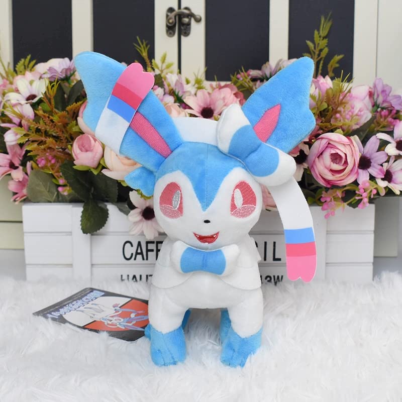 Plush toys Plush Toys Sylveon Vaporeon Espeon Umbreon Shiny Figurine Toys  Anime Doll Soft Stuffed Dolls For Kids Gifts
