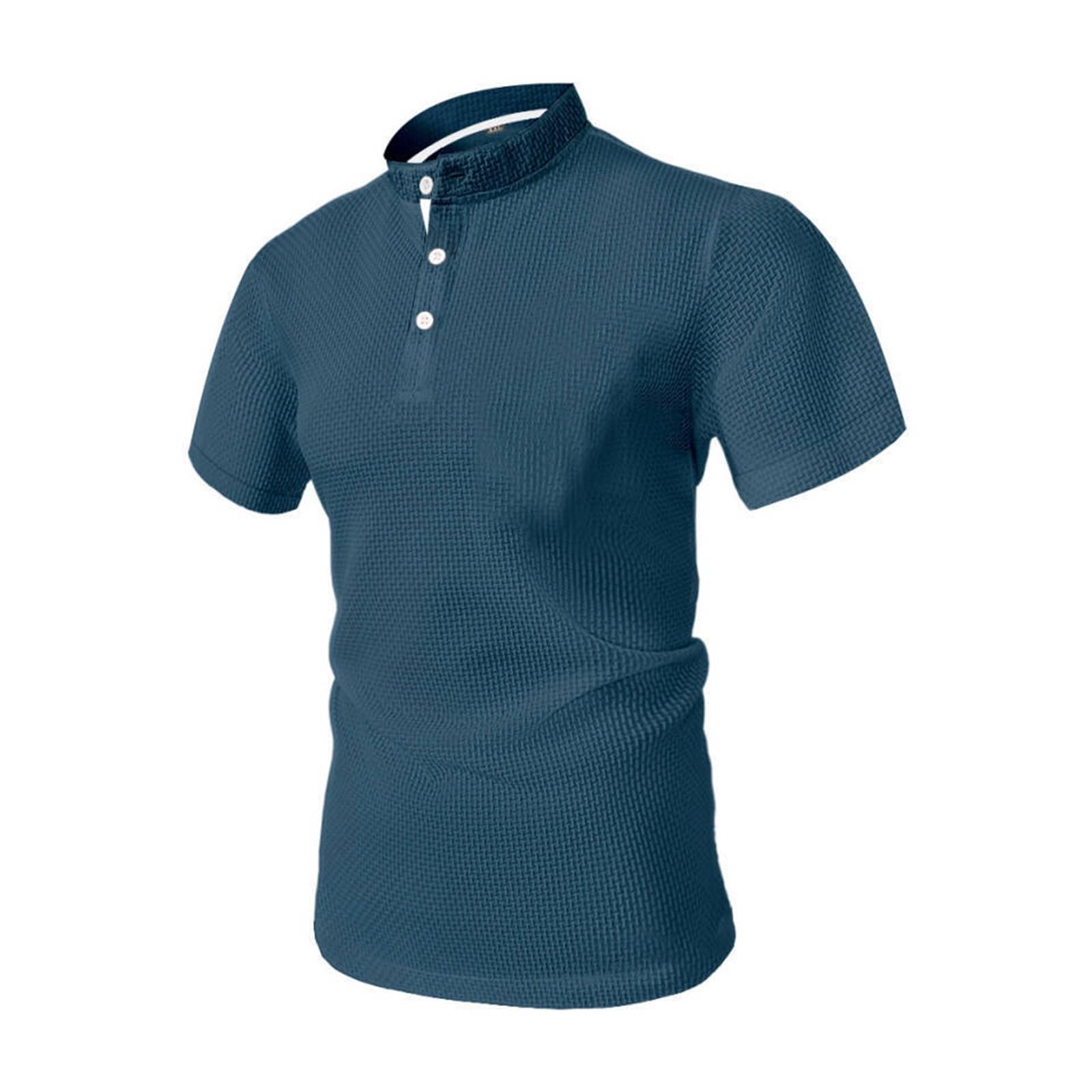 Polo Golf Hombre, Moda Poliester Grandes Pack Polos Hombre Manga Corta, Deporte Trekking Slim Fit - 3
