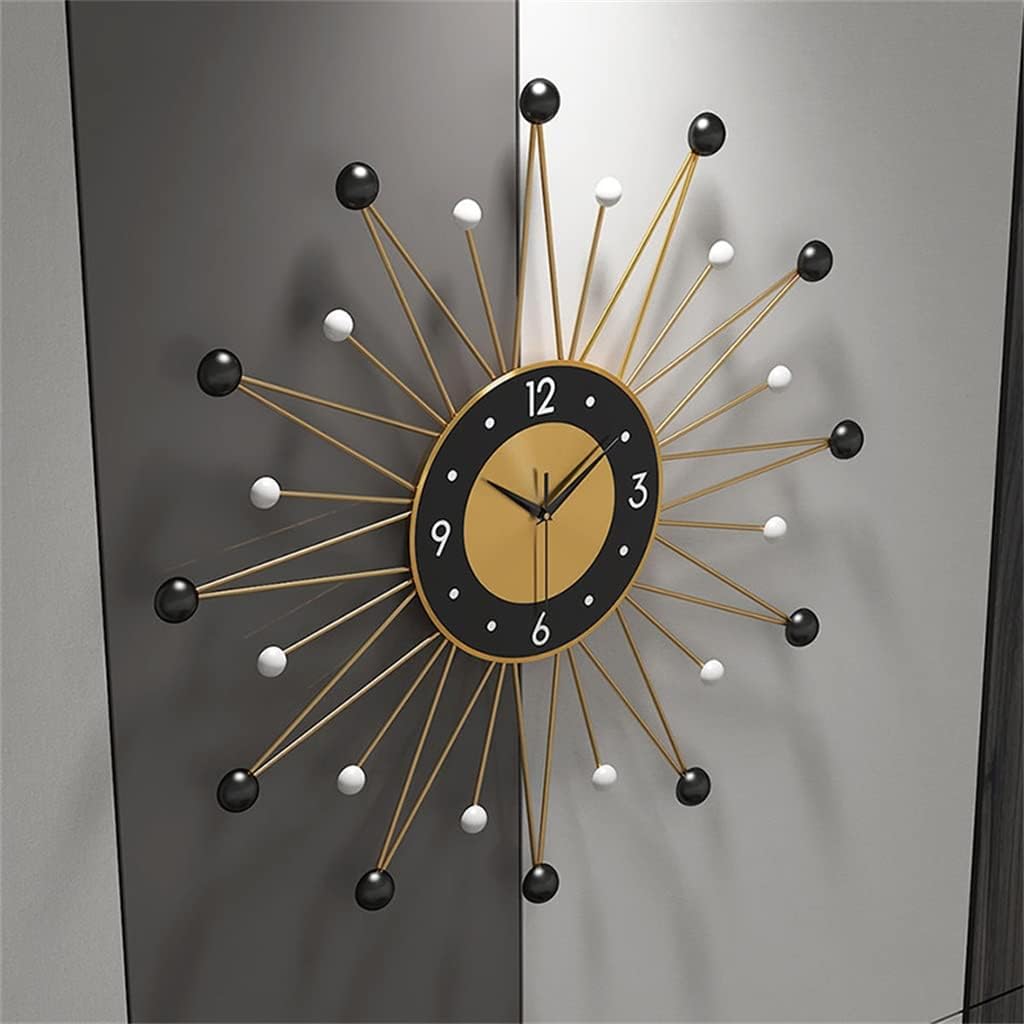 N/A Fashion Large Design Wall Watch Nordic Mute Living Room Home Decoration