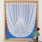 1 Scheibengardine Cottage aus hochwertigem Jacquard