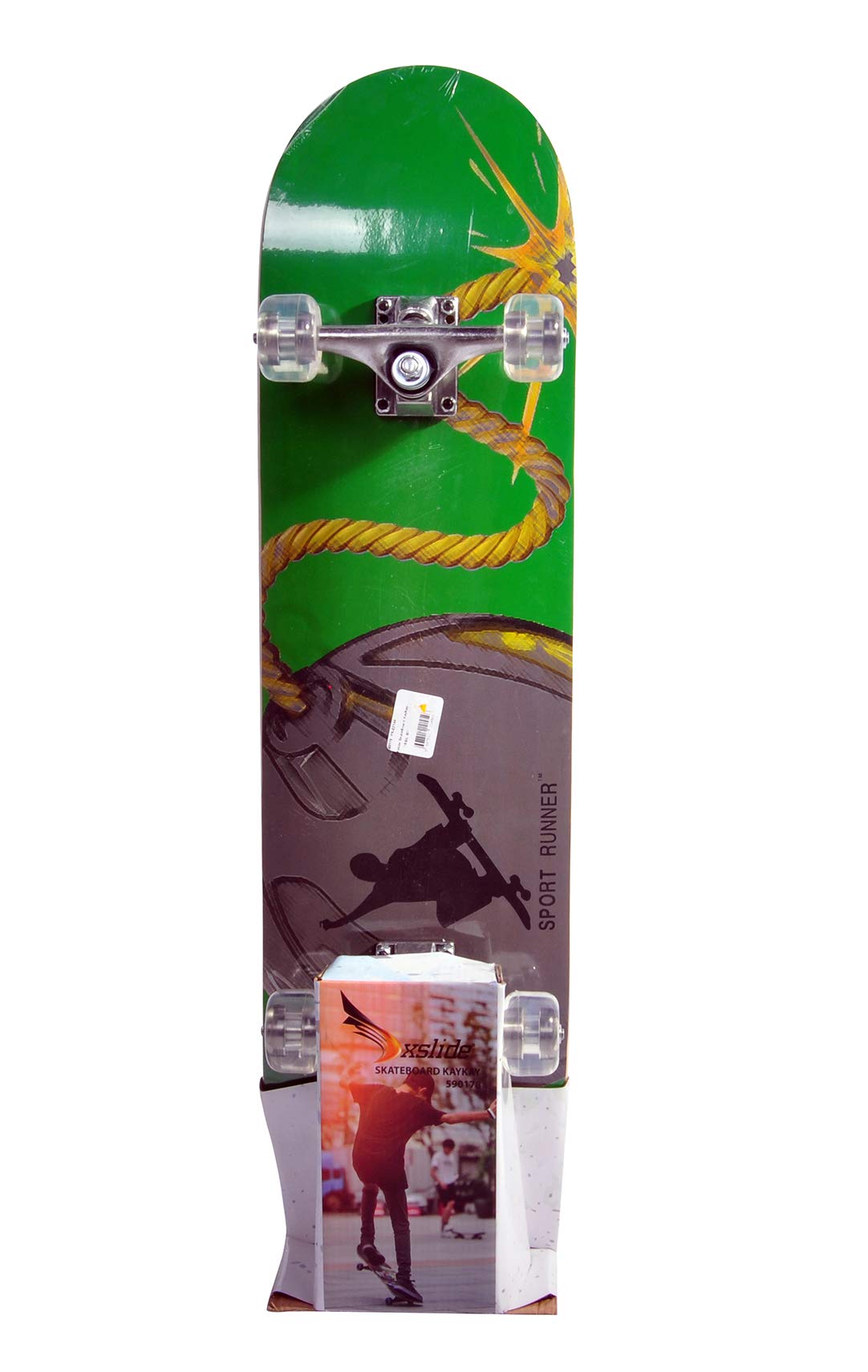 Xslide SkateBoard Kaykay Kaykaylar, Çocuklar, çok renkli, Tek Beden
