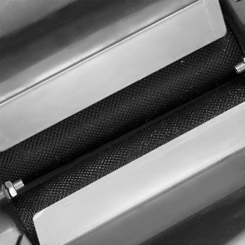 Miniatura 7 de Trituradora de malta de acero inoxidable de 2 rodillos de 4L, molinillo de cebada ajustable, molino de malta resistente, manual o alimentado por