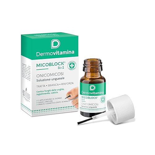 Dermovitamina Micoblock 3in1Onicomicosi - Micosi Unghie Piedi - Smalto Curativo
