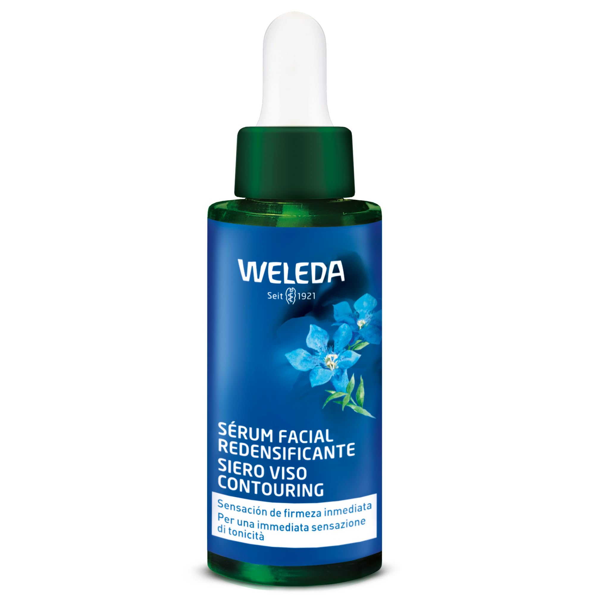 Weleda – Sérum Facial Redensificante, Ilumina, Antiedad, Triple Efecto, Reafirma, Hidrata y Nutre, 100% Natural, con Genciana Azul y Edelweiss, No Comedogénica, Vegana, Pieles Maduras - 30 ml