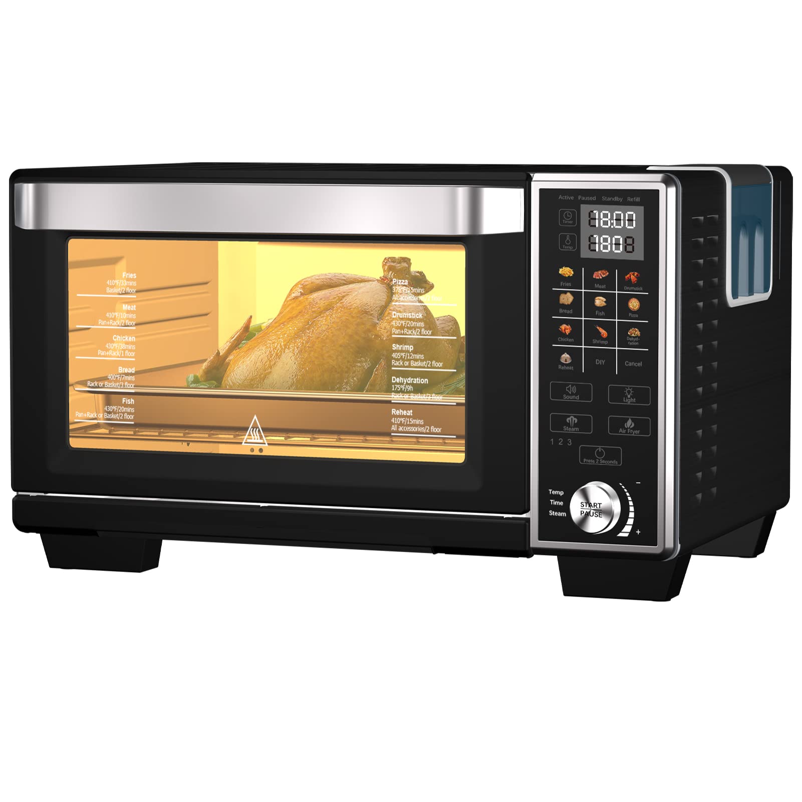 Buy whall Air Fryer Oven, Max XL Large 30Quart Smart Convection Oven