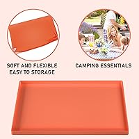 Vista 7 de Alfombrilla de silicona para parrilla Blackstone – Cubierta de Griill de 28 pulgadas, accesorios para parrilla Blackstone cobertura completa, grado