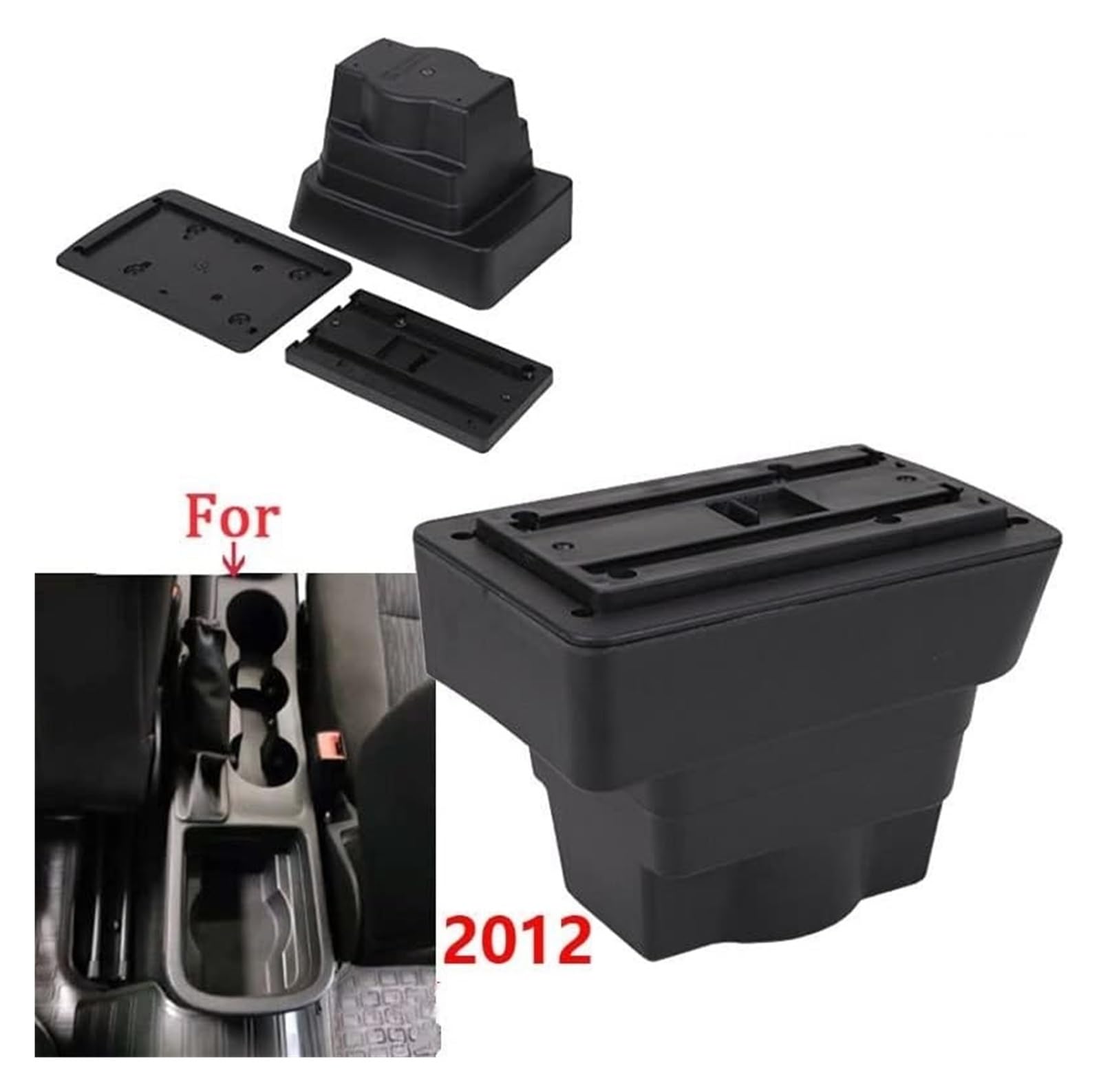 Per Astra J 2012-2020 Box Bracciolo Auto Centrale Portaoggetti Dettagli Interni Accessori Copri Bracciolo Auto(C2 No USB)