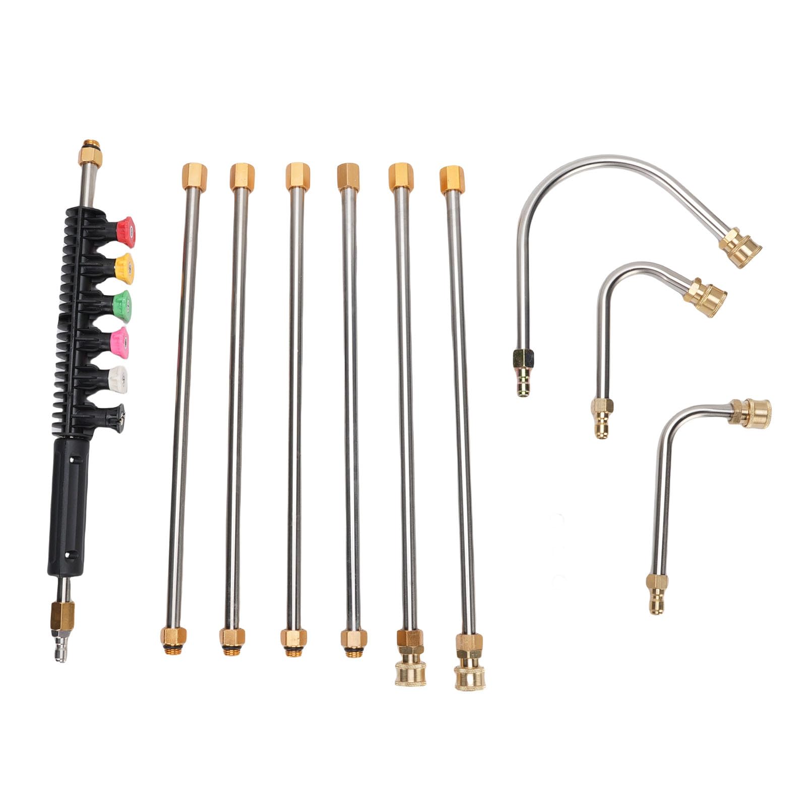 Fabater Máquina de Lavado de Alta Presión Varita Mágica Extendida Conjunto de 4000PSI para la Máxima Presión de Trabajo, Adecuado para Tareas de Limpieza Profesional