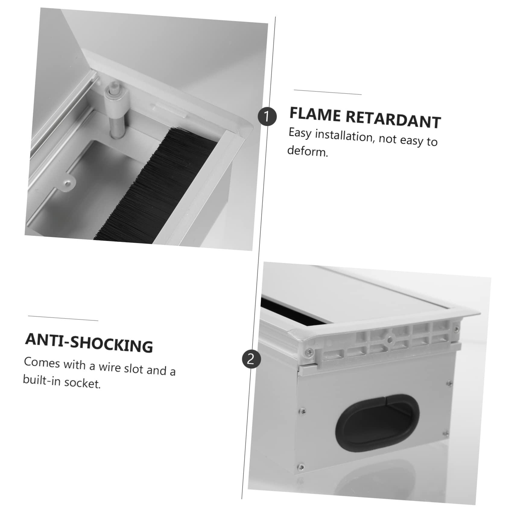 Kabelmanagementbox aus Aluminiumlegierung für Netzwerk Hub und Ladegerät