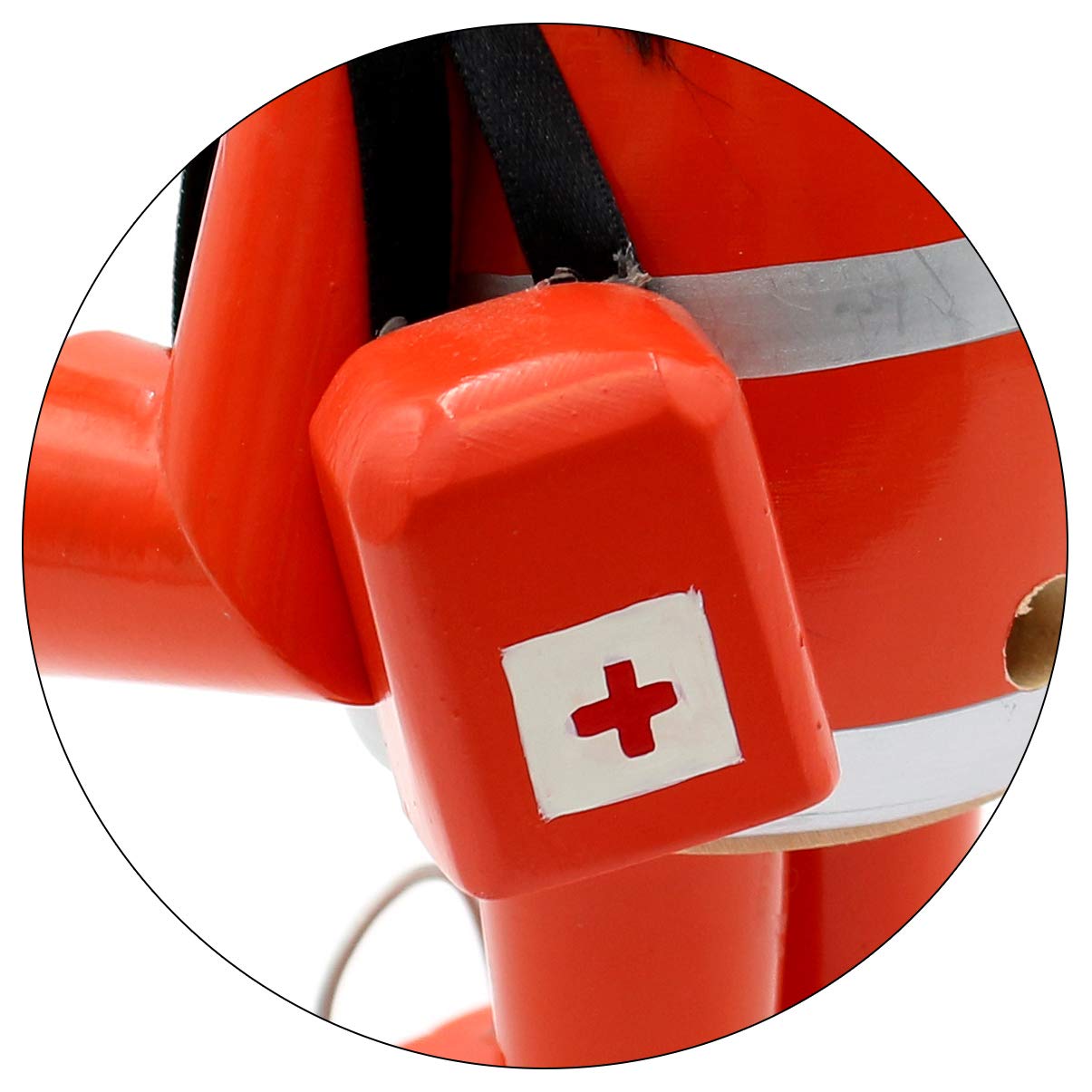 Dekohelden24 Räucherfrau Sanitäterin - Holz Figur 10,5x8x19,5 Cm Für Räucherkerzen