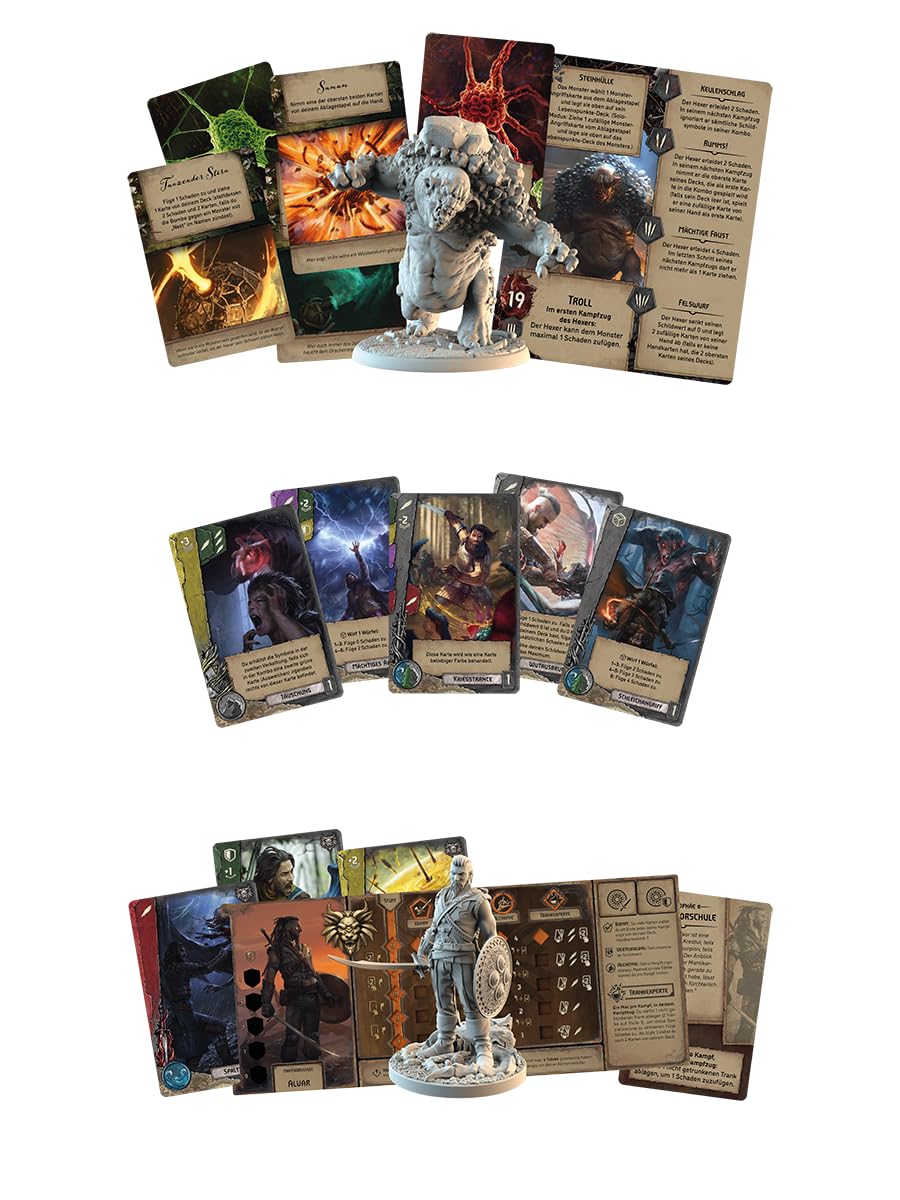 Asmodee The Witcher: The Old World – Set Di Avventura (espansione) – 200 Nuove Carte, 1-5 Giocatori, 14+ Anni