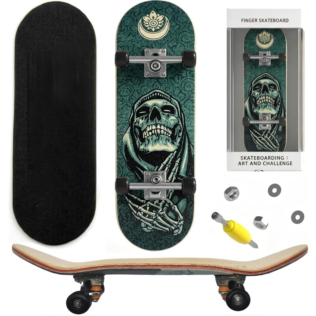 QYEHF Finger Mini Skateboard, Creative Fingerboard,Professional Mini Fingerboards Skatepark（Suitable for adults or teenagers to use）